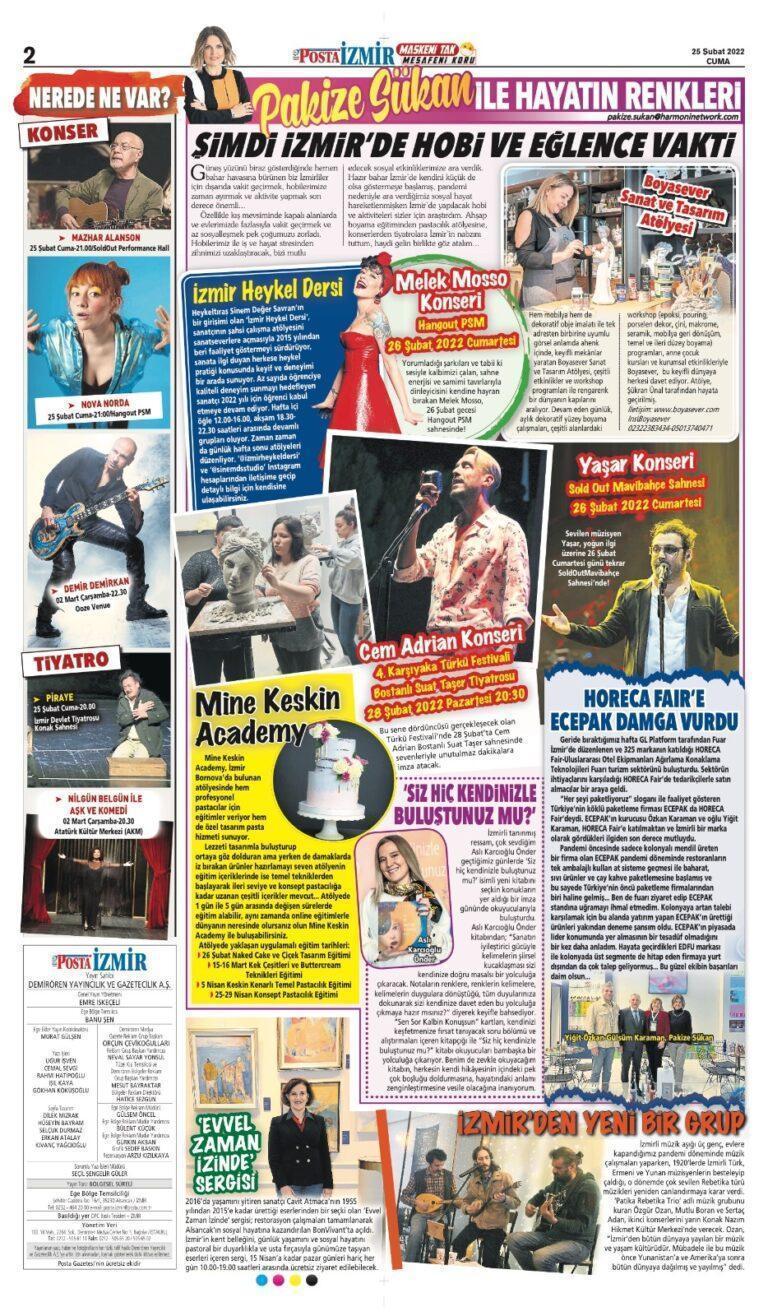 Read more about the article Şimdi İzmir’de hobi ve eğlence vakti